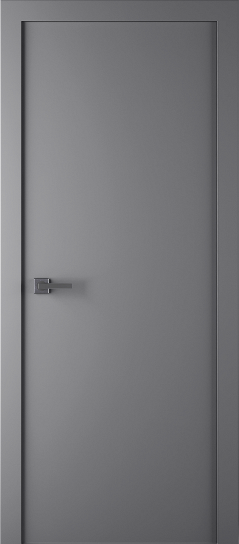 Изображение товара Дверной блок Belwooddoors Avesta глухая 200x60см без петель и замков в комплекте цвет графит
