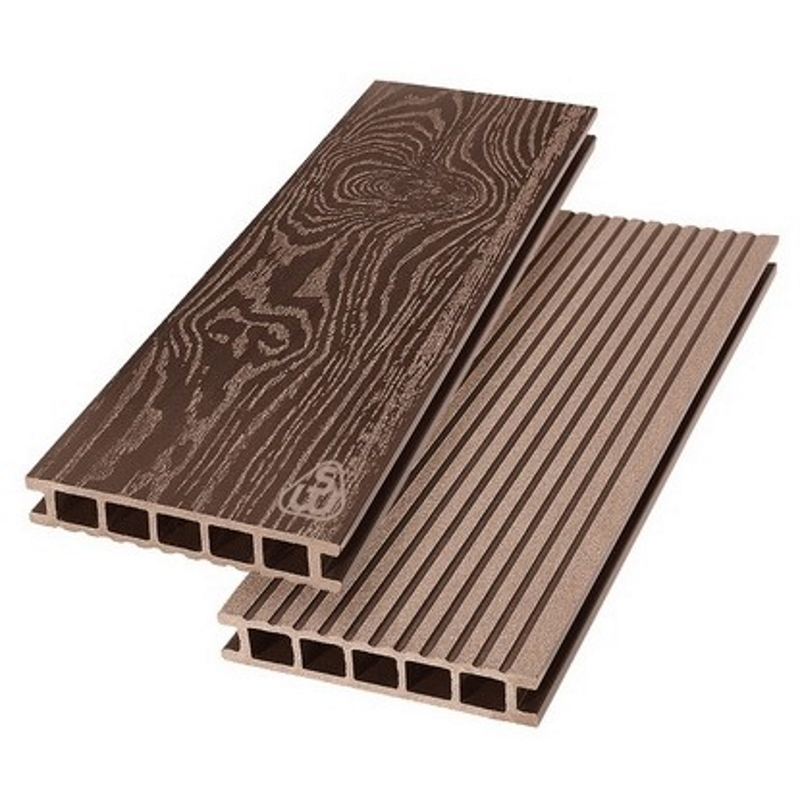 Изображение товара Террасная доска ДПК Savewood цвет терракот 2000x144x25мм двусторонний вельвет/структура дерева 0.58м² 2шт
