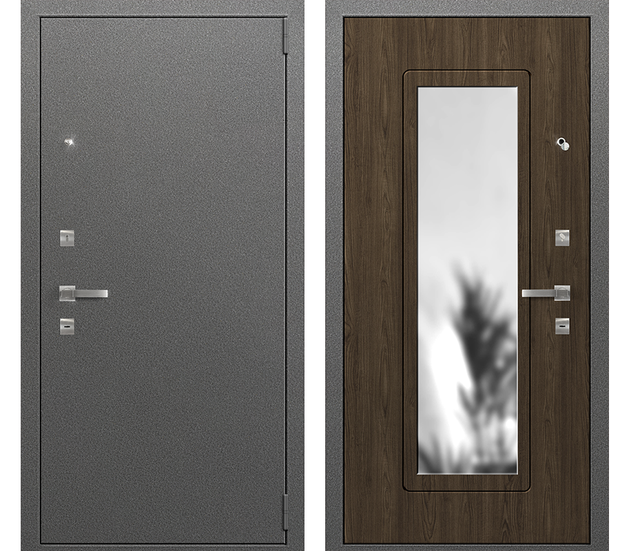 Изображение товара Входная дверь Такт-Тайм Эталон Плюс 3, 180x95см, правое открывание, антик серый