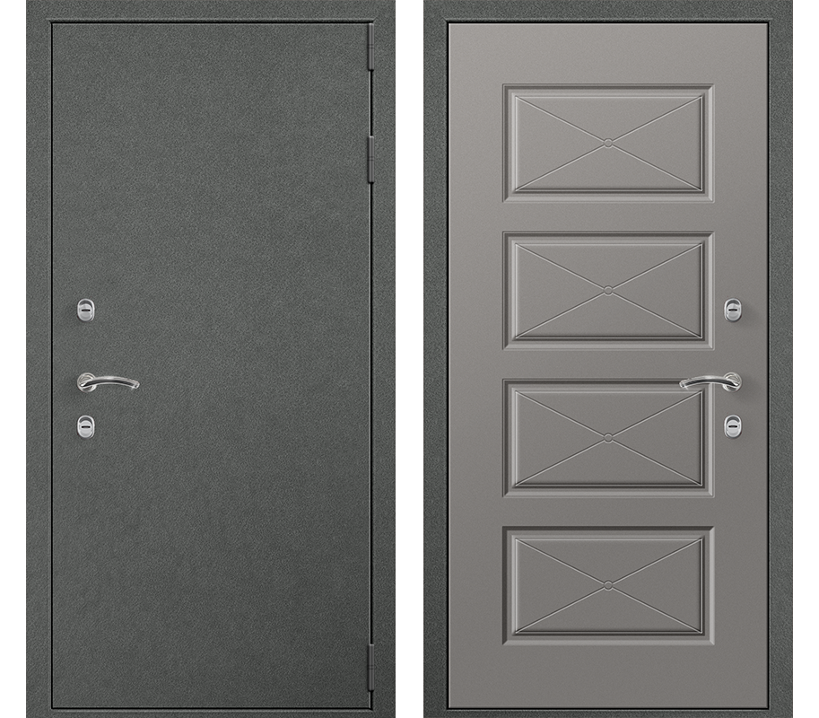 Изображение товара Входная дверь Такт-Тайм Термо 1 Правый 180x100 см Серый