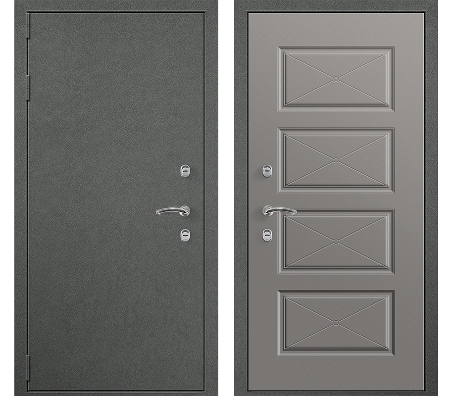 Изображение товара Входная дверь Такт-Тайм Термо 1 левый 210x95см крокодил серый софт грей Изображение товара Входная дверь Такт-Тайм Термо 1 левый 210x95см крокодил серый софт грей
