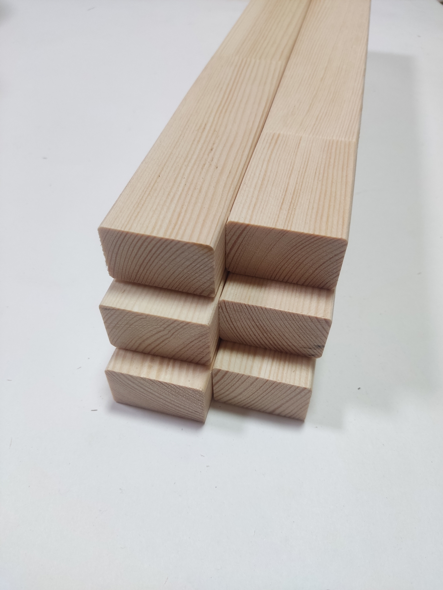 Изображение товара Рейка интерьерная сосна сорт Экстра сращенный 2000x40x15мм 6шт