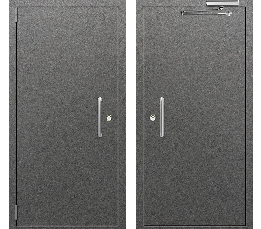 Изображение товара Входная дверь Такт-Тайм Холл 4 левый 210x110см антик серый/антик серый