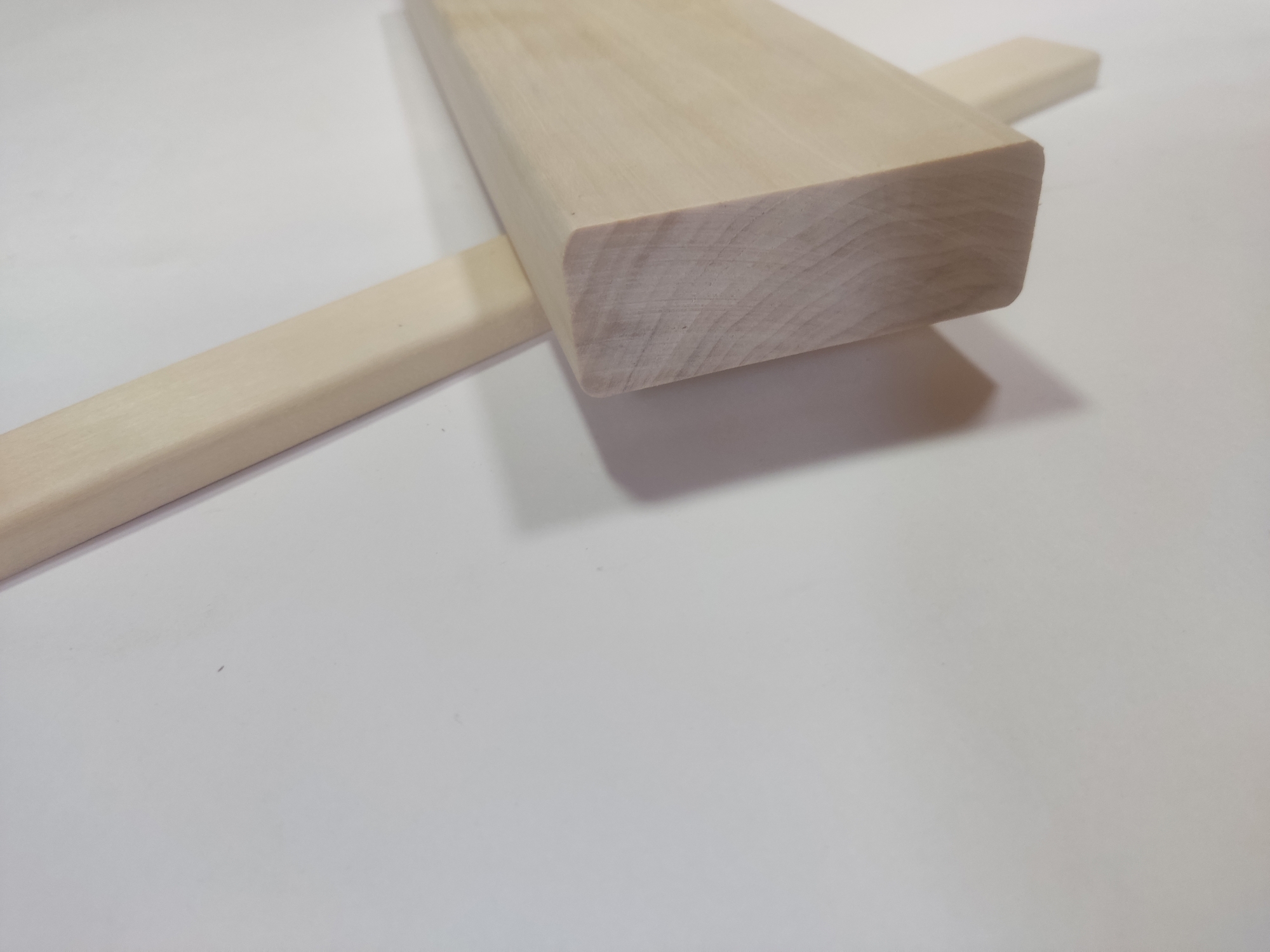 Изображение товара Полок осина Экстра 2200x80x30мм — массивная полка для бани, без сучков