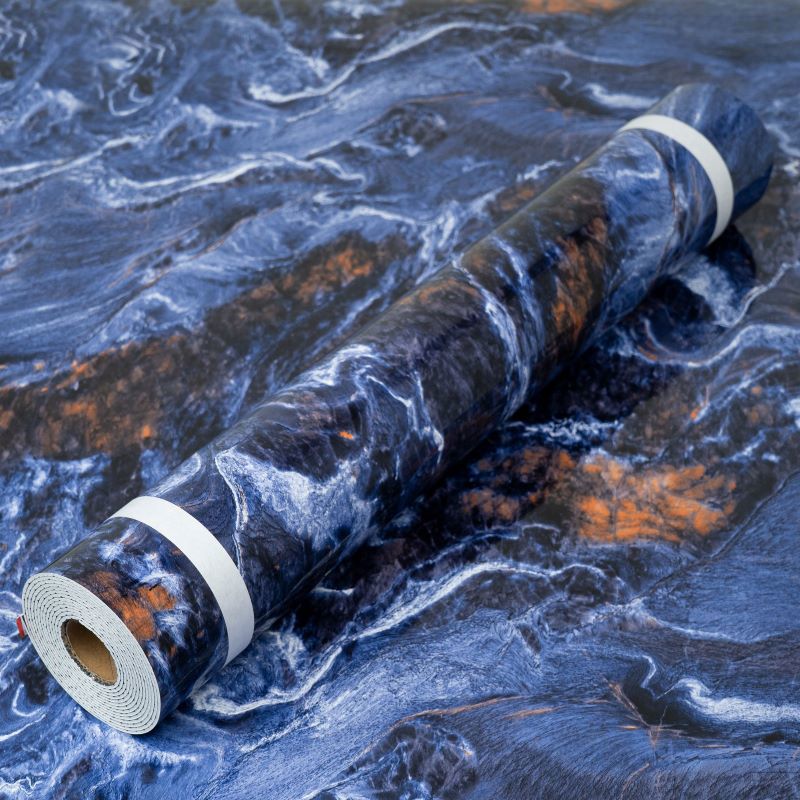 Изображение товара Стеновая панель Dolleks D-G016-R 300x60 см из ПВХ синий гладкий глянцевый