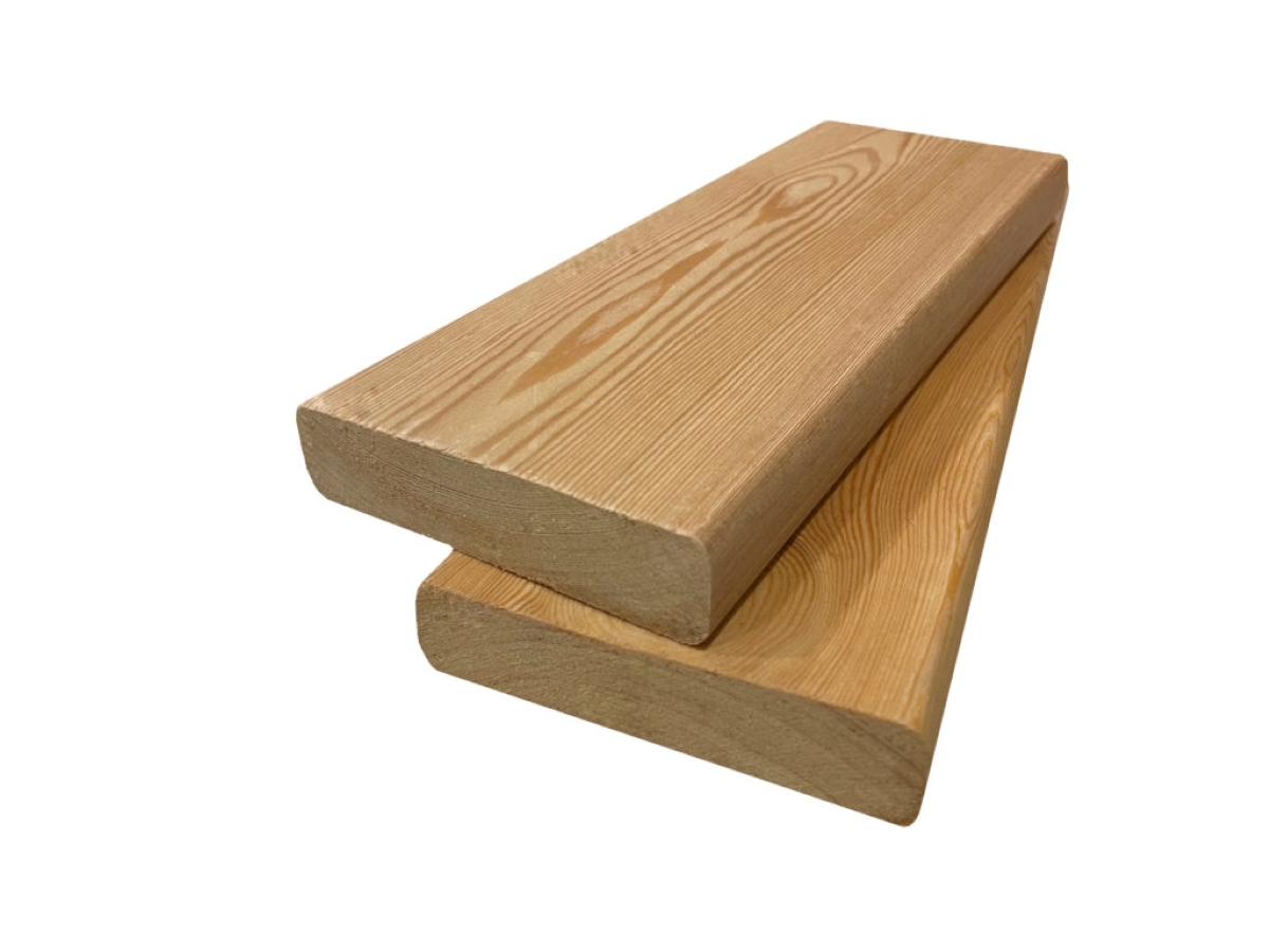 Изображение товара Палубная доска Дальлес лиственница сорт C 1500x140x28мм двусторонний шлифованный 0.42м² 2шт