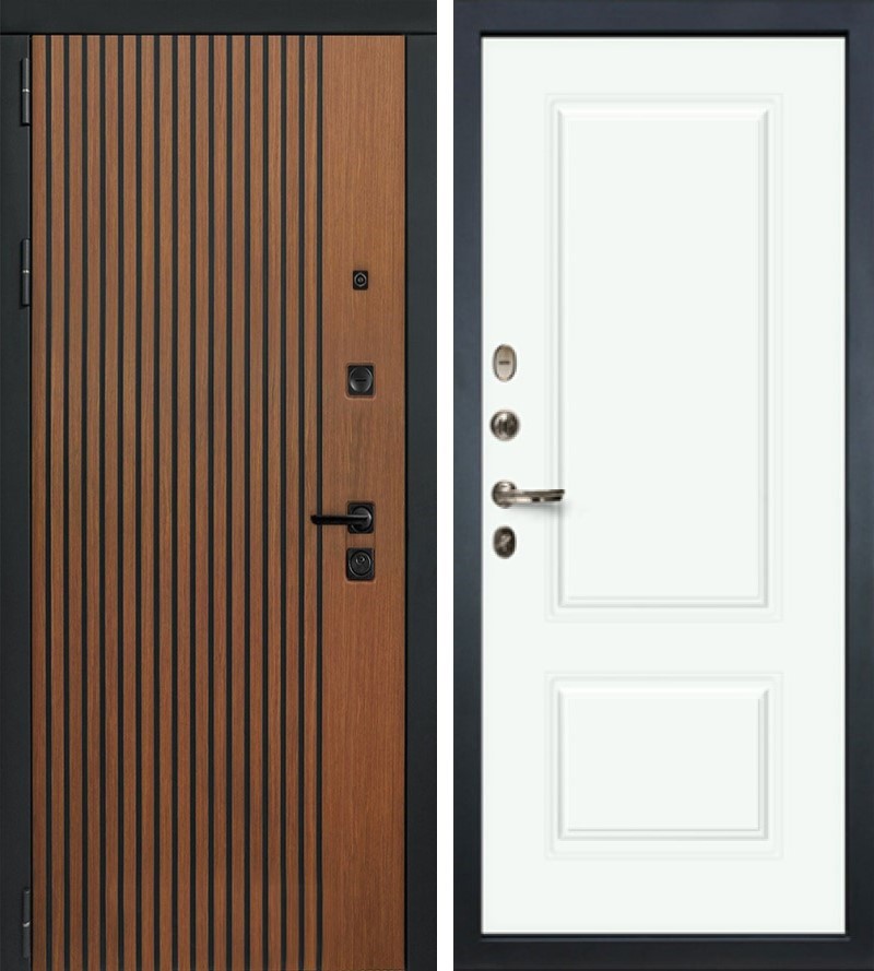 Изображение товара Входная дверь Lex Гранд Антик внутренняя панель № 55.1 правый 205x88см белый софт/дуб антик