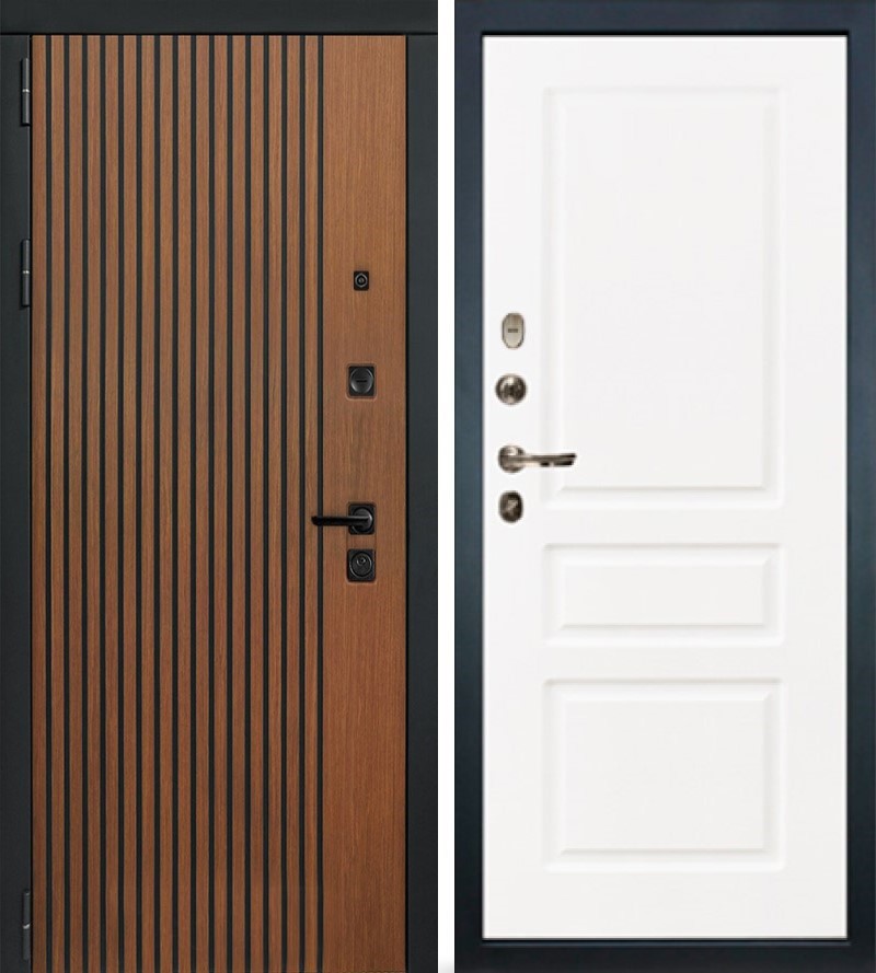 Изображение товара Входная дверь Lex Гранд Антик внутренняя панель № 94 правый 205x88см белый софт/дуб антик