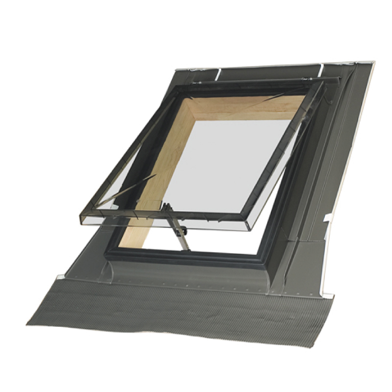 Изображение товара Мансардное окно-люк Fakro WSZ из поликарбоната 860x860 мм серый