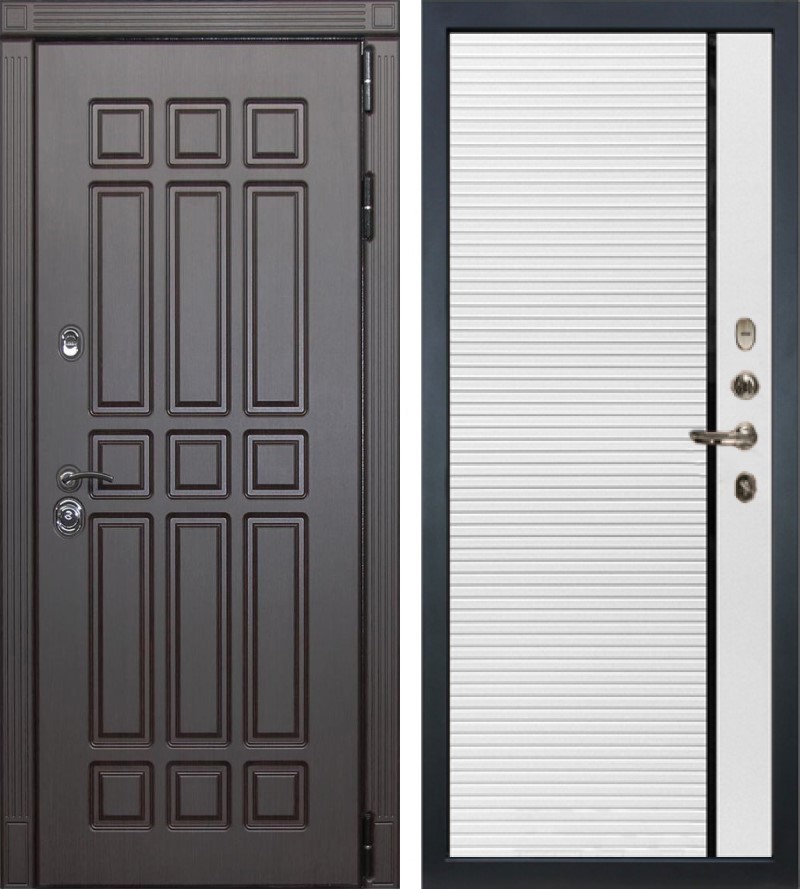 Изображение товара Входная дверь Lex Губернатор, правый, 205x96 см, Венге