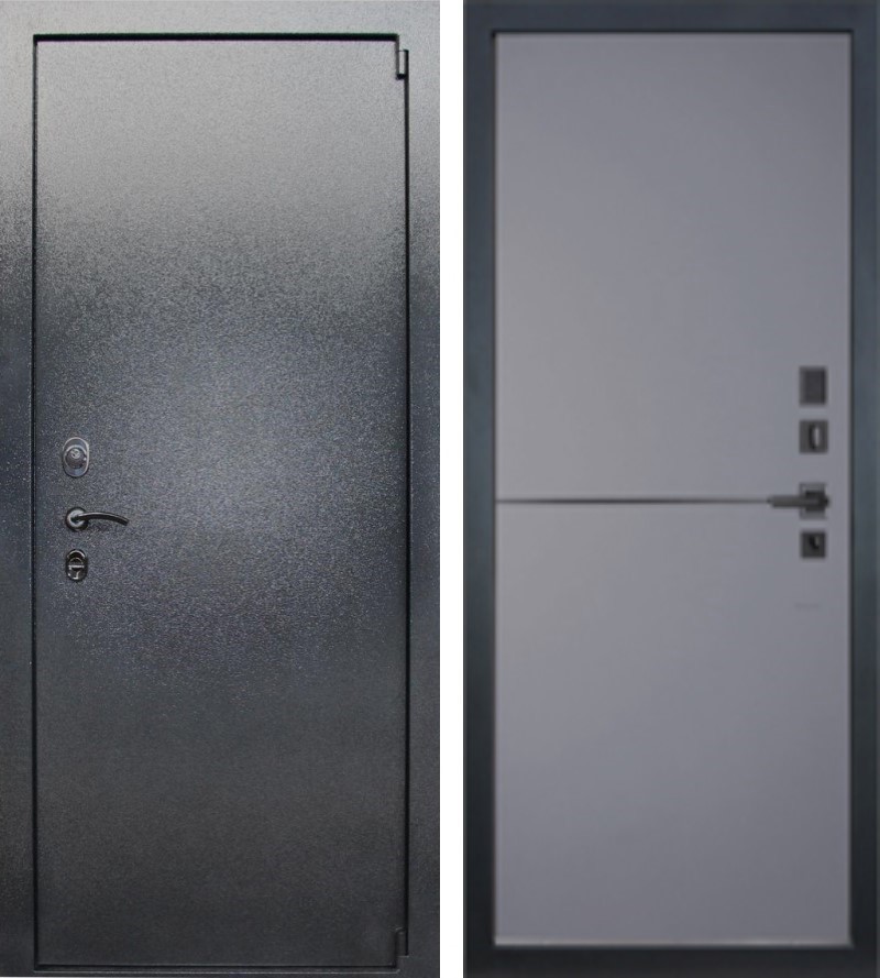 Изображение товара Входная дверь Lex Букле правый 205x96см сталь с порошковым покрытием