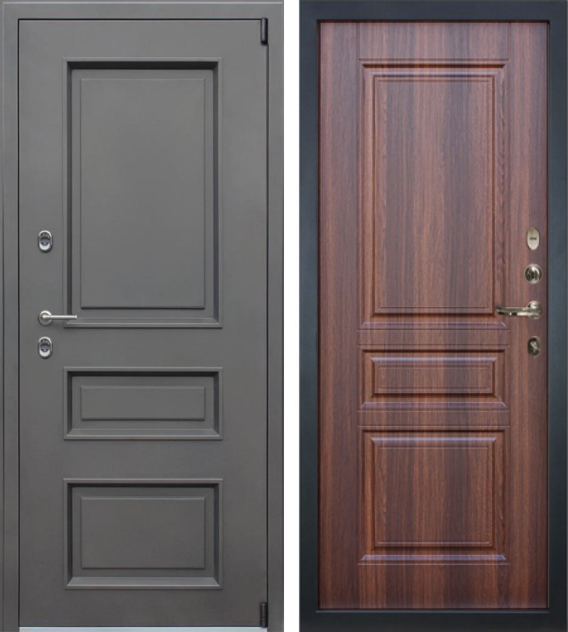 Изображение товара Входная дверь Lex Айсберг с высокой тепло- и звукоизоляцией, двойной замок и броненакладка