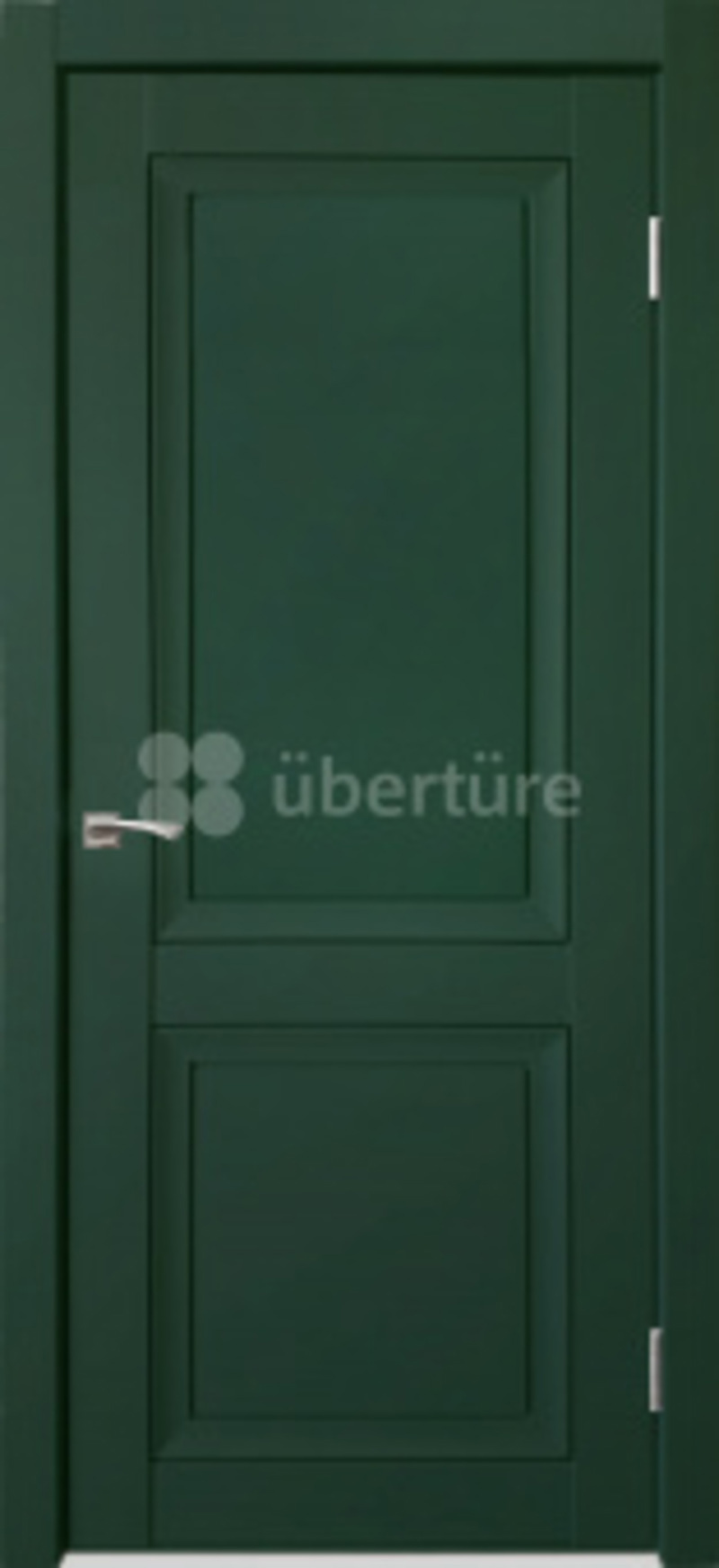 Изображение товара Дверь UBERTURE Деканто 1 глухая 200x70 см — зелёное ПВХ-покрытие