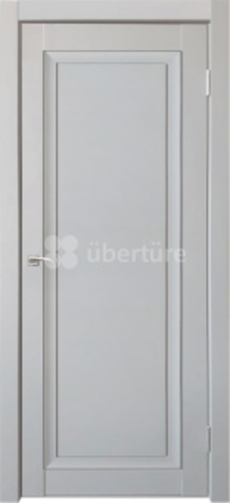 Изображение товара Дверь межкомнатная Uberture Деканто 2 глухая 200x80см пленка ПВХ цвет светло-серый без замка и петель