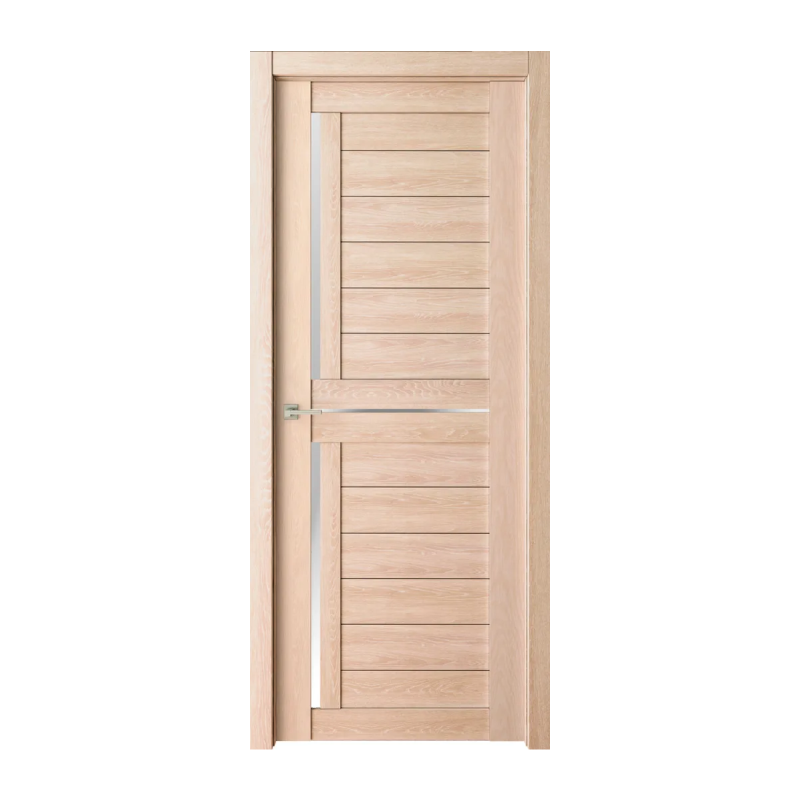 Изображение товара Дверь межкомнатная ВДК Eco 3М остеклённая 60x200см полипропилен беленый дуб без замка и петель