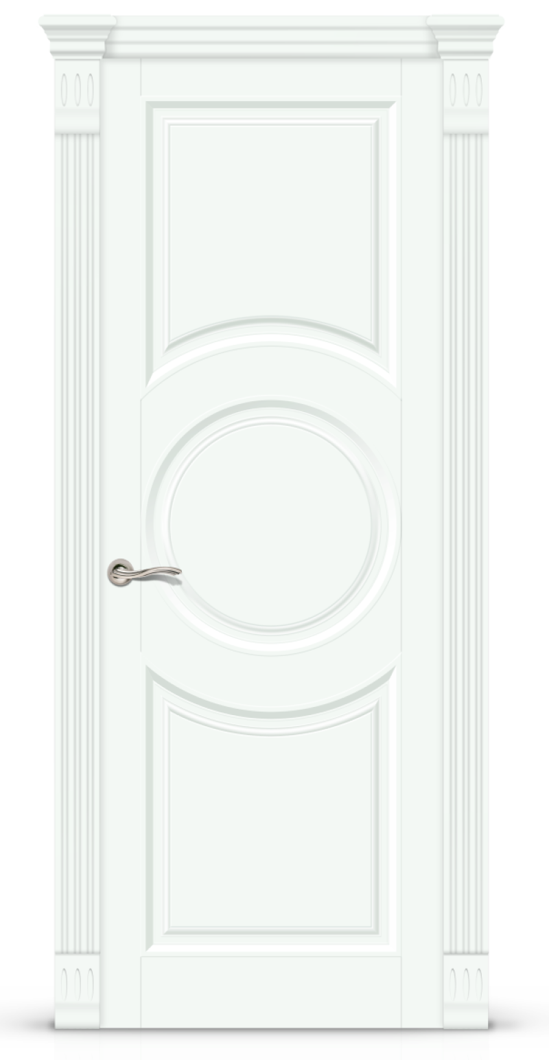 Изображение товара Дверь межкомнатная Citydoors Венеция-6 глухая 200x60см эмаль цвет белый матовый без замка и петель