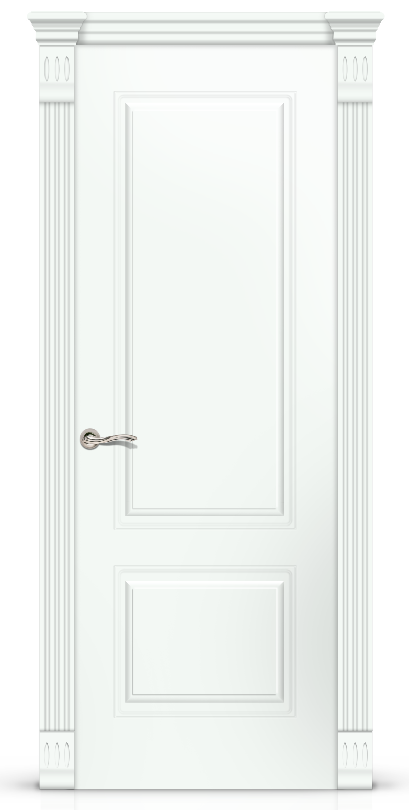 Изображение товара Дверь межкомнатная Citydoors Вероник-1 глухая 200x90см эмаль цвет белый матовый без замка и петель Изображение товара Дверь межкомнатная Citydoors Вероник-1 глухая 200x90см эмаль цвет белый матовый без замка и петель
