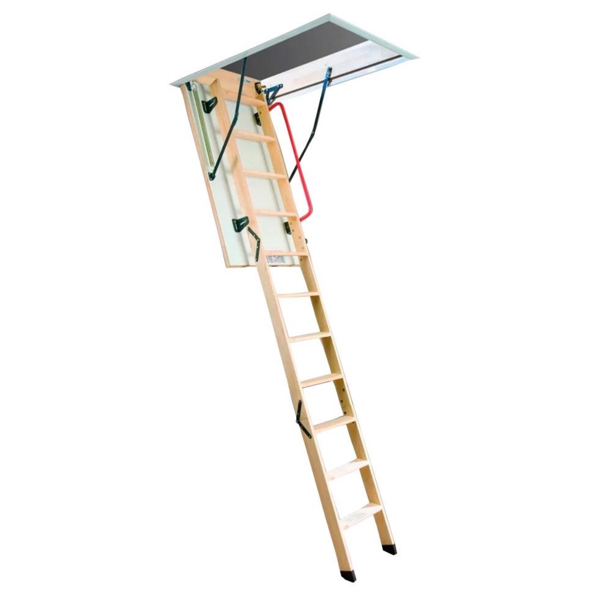 Изображение товара Чердачная лестница Fakro LWK 70x120x330 см деревянная складная теплая
