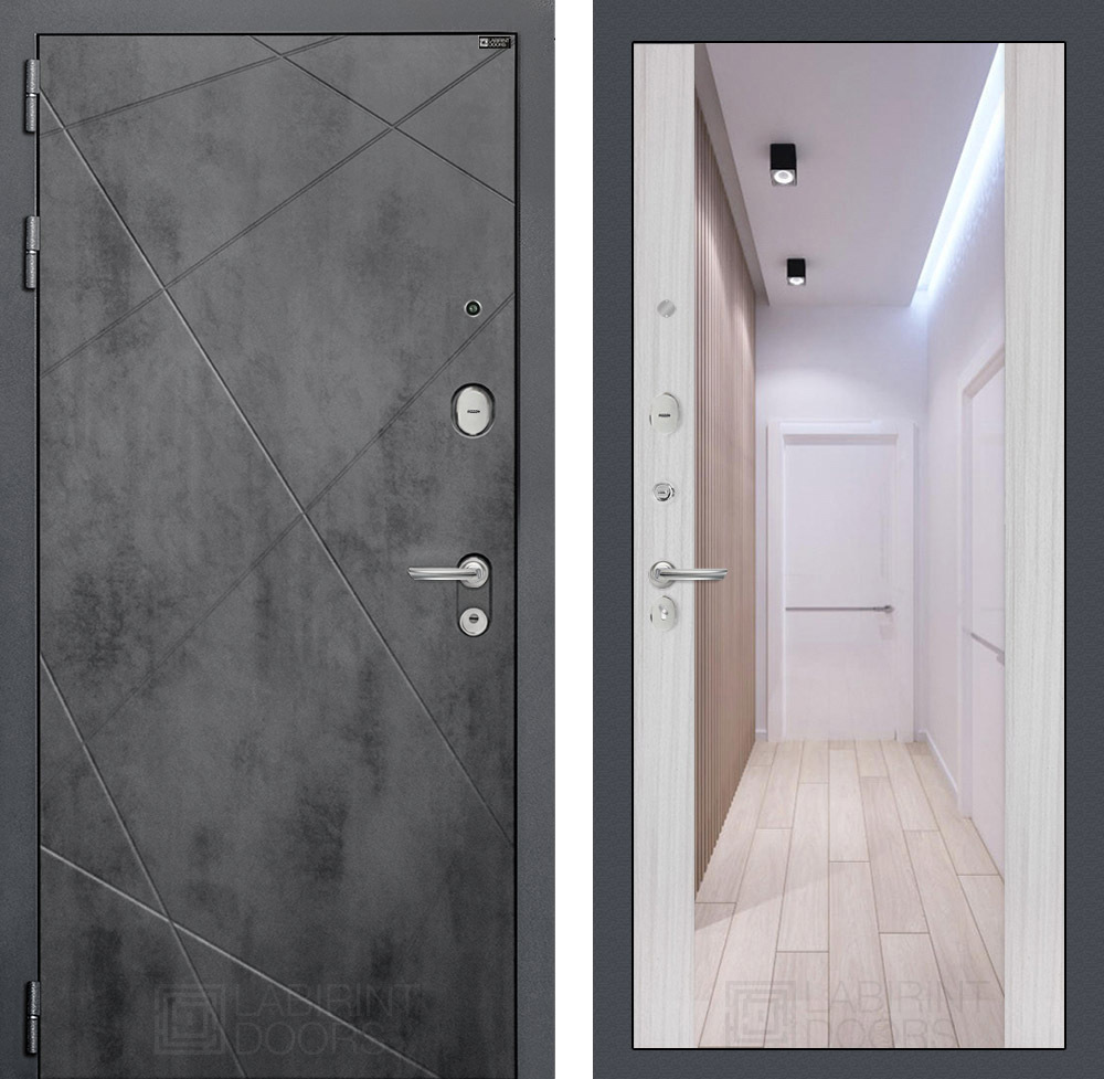 Изображение товара Входная дверь Лабиринт Лофт 205x88см — надежность и стиль