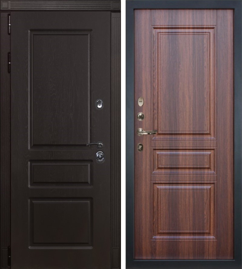 Изображение товара Входная дверь Lex Legion №18 Левый дуб коньяк 205x88 см