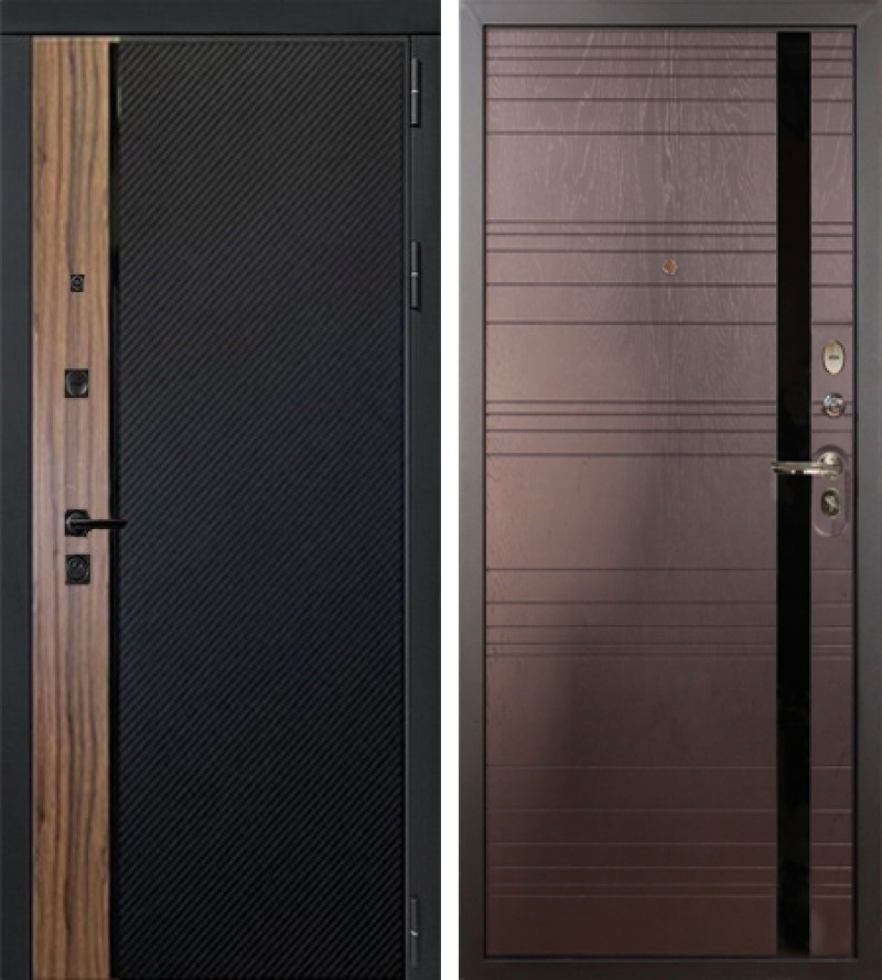 Изображение товара Входная дверь Lex Губернатор №33 Правый 205x88 см, базальтовая плита, 2 замка