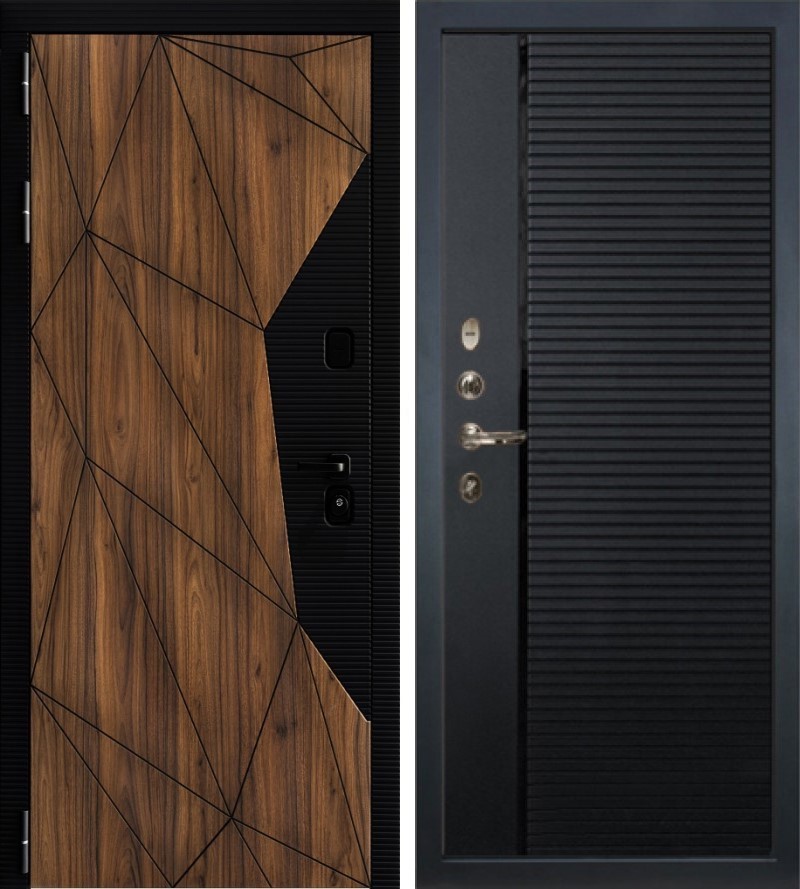 Изображение товара Входная дверь Lex Гранд Премьер 205x88см левый кварц коньен-коньяк