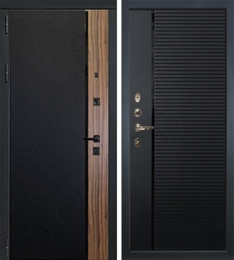 Изображение товара Входная дверь Lex Губернатор №33 Левый 96x200 см Черный