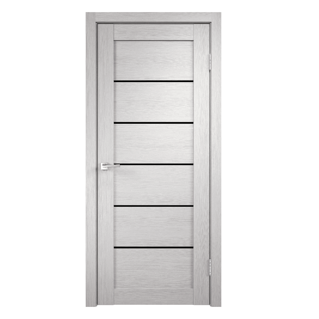 Изображение товара Дверь Velldoris Linea 1 Дуб белый остеклённая 80x200 см
