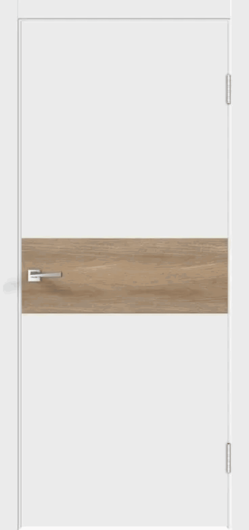 Изображение товара Дверь межкомнатная Velldoris Galant Duo 3 глухая 60x200см ПВХ цвет эмалит белый без замка и петель