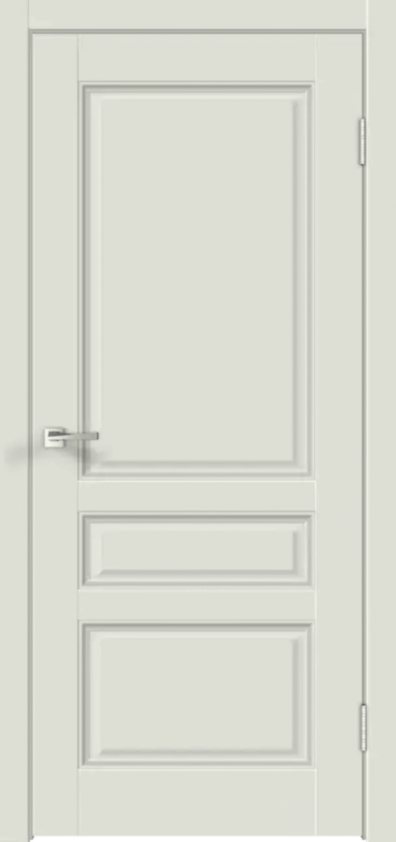 Изображение товара Дверь межкомнатная Velldoris Villa глухая 70x200см ПВХ цвет светло-серый эмалит без замка и петель