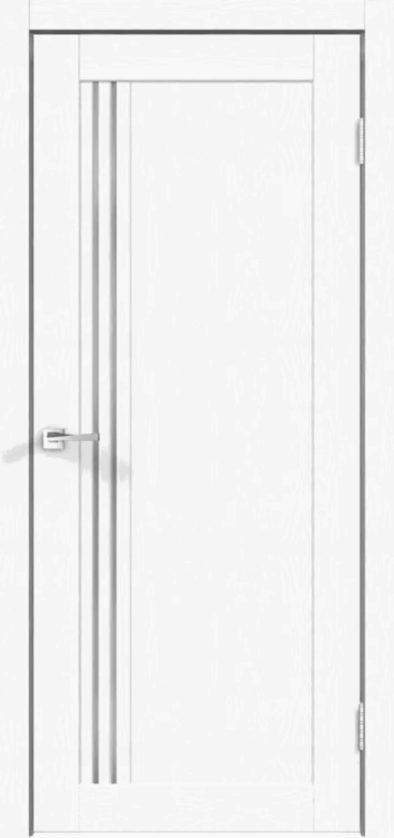 Изображение товара Дверь межкомнатная Velldoris Xline 8 остеклённая 200x80см ПВХ цвет зеффиро эмалит текстурный без замка и петель