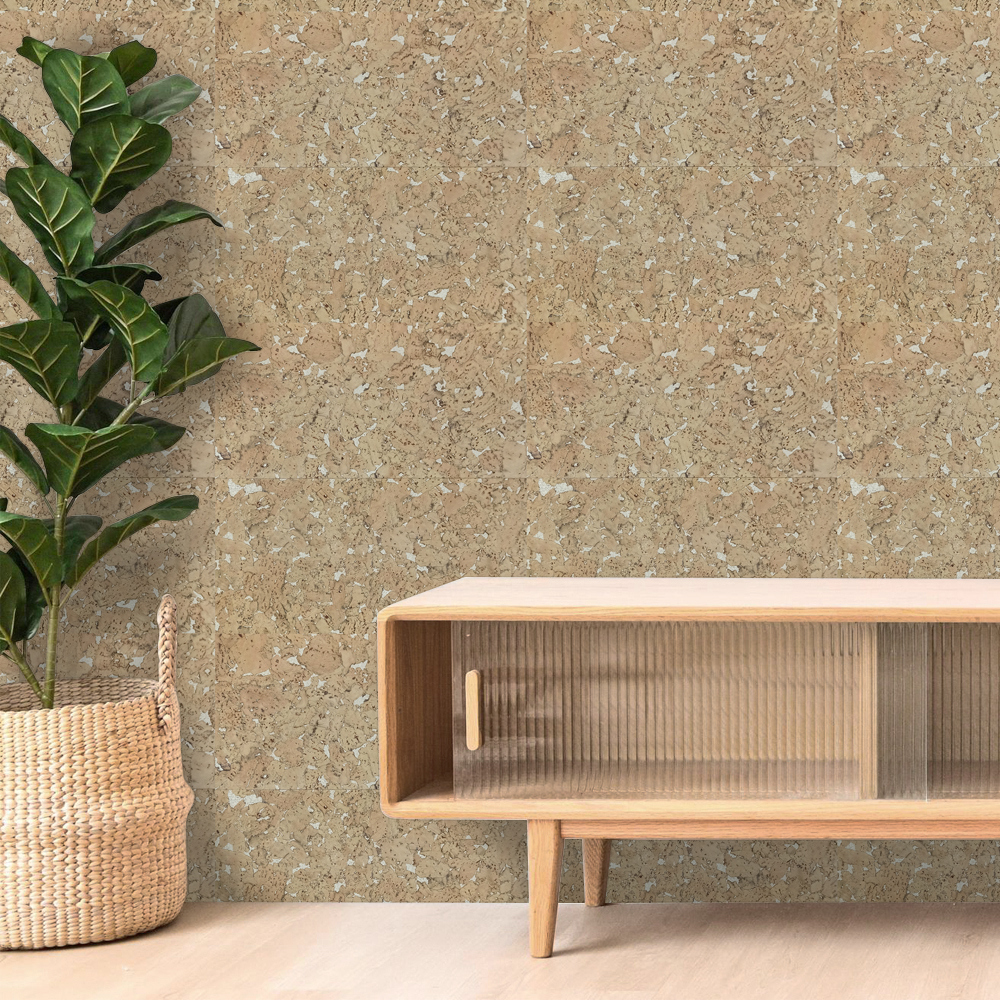 Изображение товара Стеновая панель пробковая Ibercork Лерида крем 600x300x3мм 1.98м² 11шт