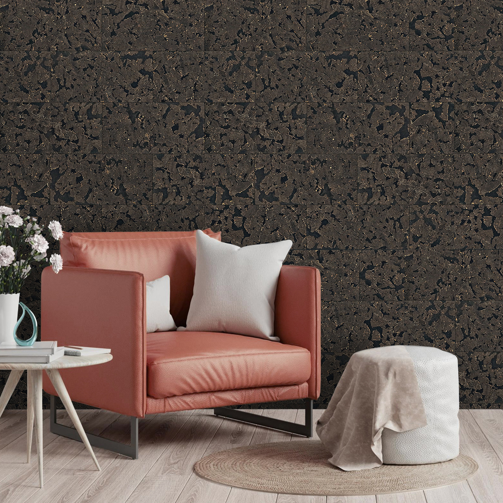 Изображение товара Стеновая панель пробковая Ibercork Мокко негро 600x300x3мм 1.98м² 11шт