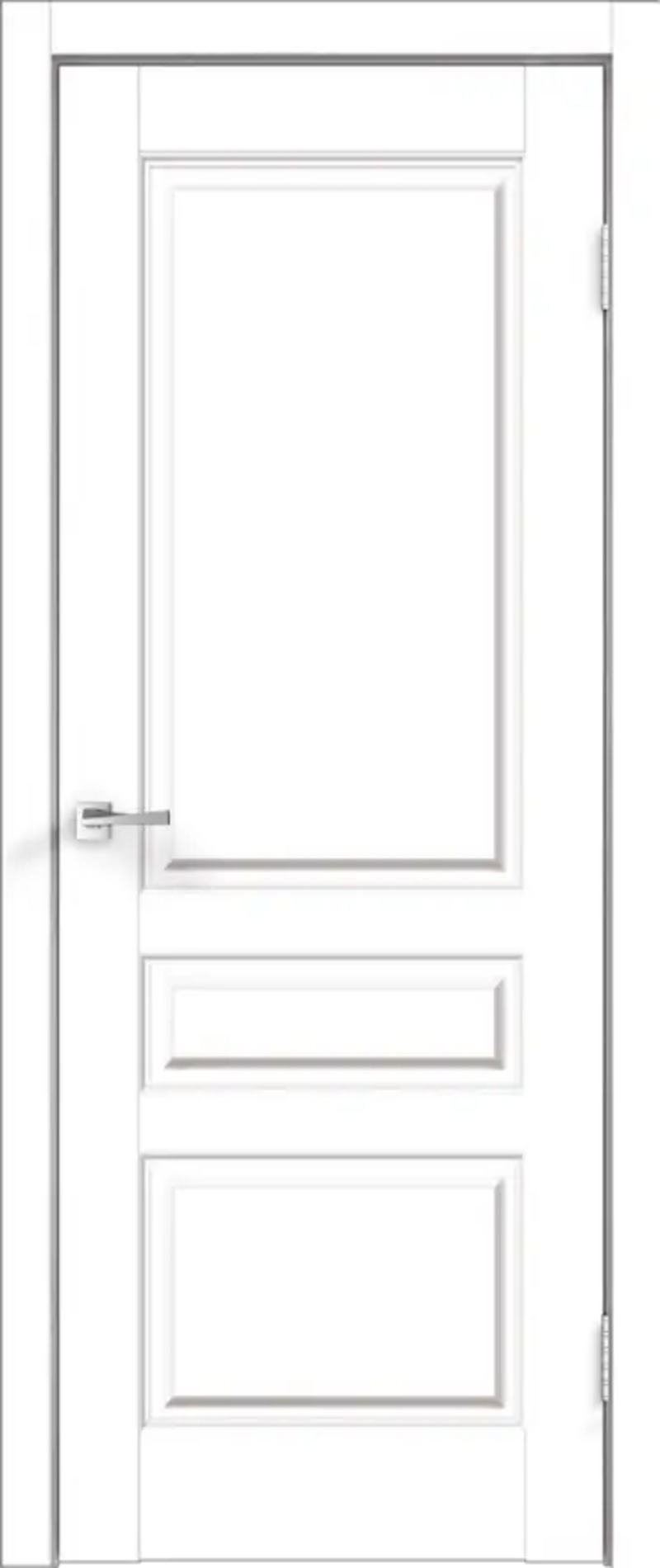 Изображение товара Дверь межкомнатная Velldoris Villa глухая 60x200см белый эмалит