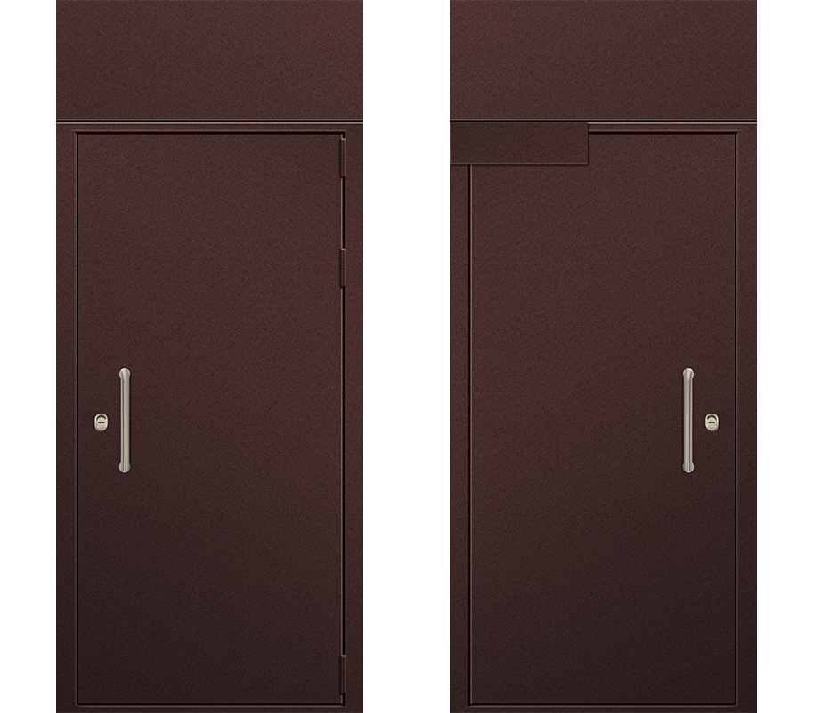 Изображение товара Входная дверь Такт-тайм Холл 6 правый 240x100см цвет антик медь/антик медь