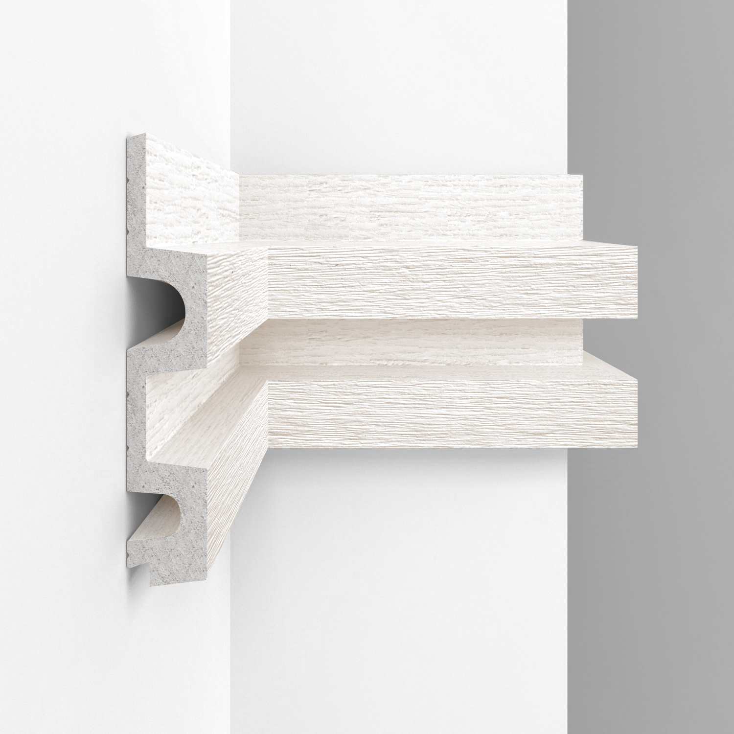 Изображение товара Стеновая панель 3D Decomaster 122x21x2000мм 0.244м² цвет дуб молочный Изображение товара Стеновая панель 3D Decomaster 122x21x2000мм 0.244м² цвет дуб молочный