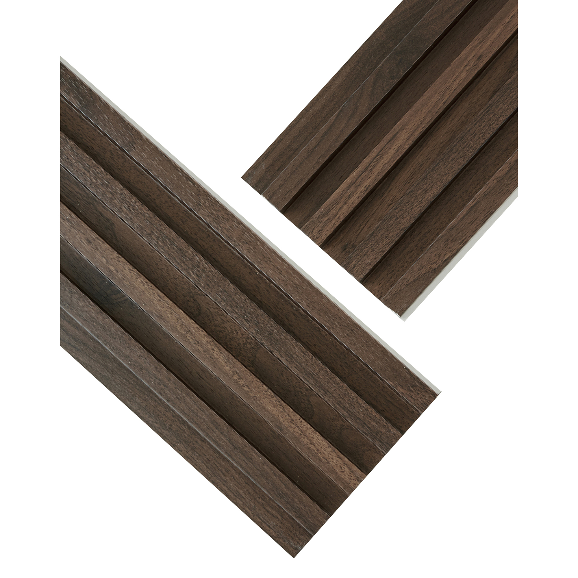 Изображение товара Реечная панель Lako decor орех тёмный 1500x160x23мм 2.4м² 10шт Изображение товара Реечная панель Lako decor орех тёмный 1500x160x23мм 2.4м² 10шт