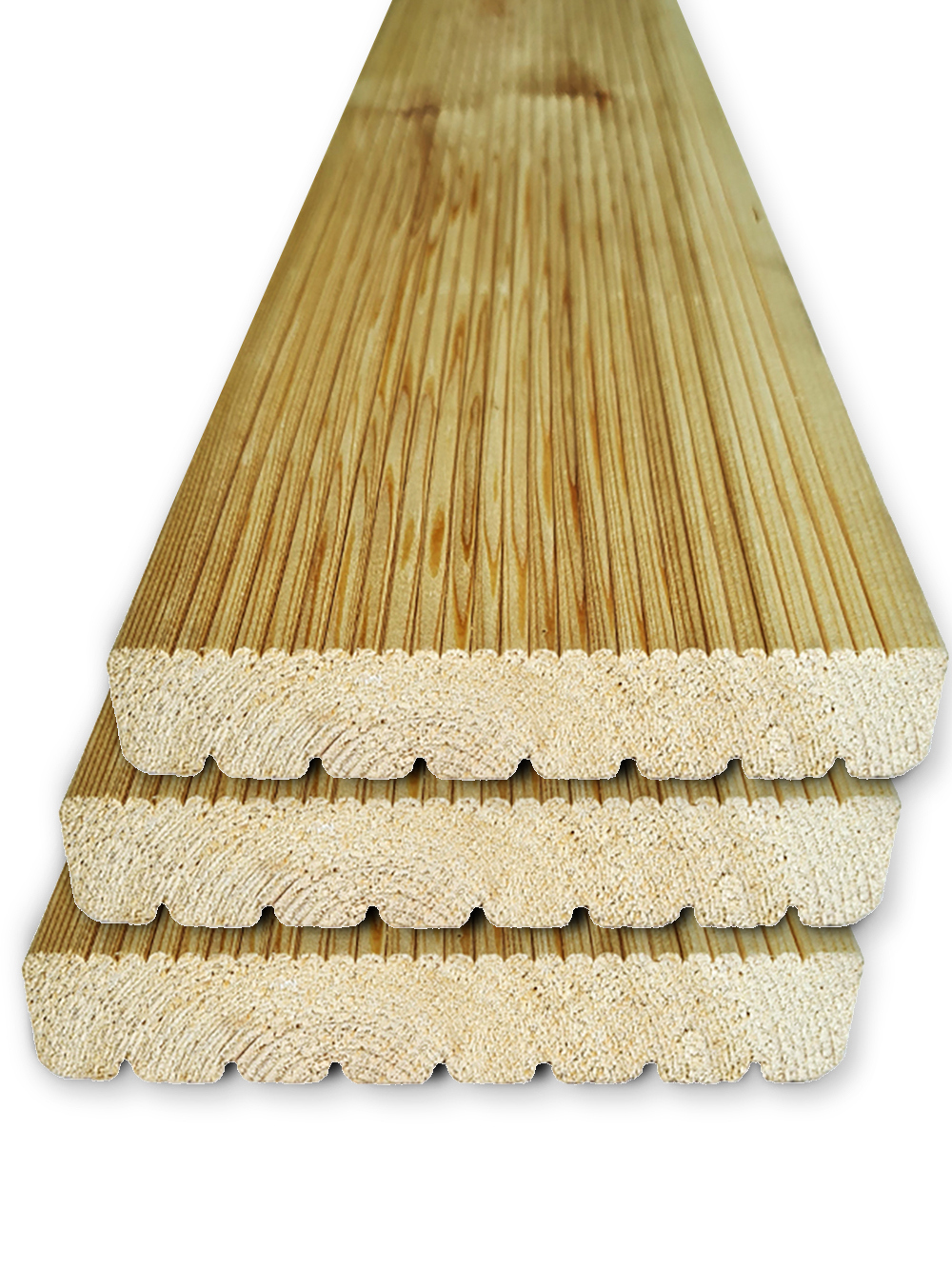 Изображение товара Террасная доска Гартус лиственница сорт BC 2000x142x27мм двусторонний вельвет 0.284м² 4шт