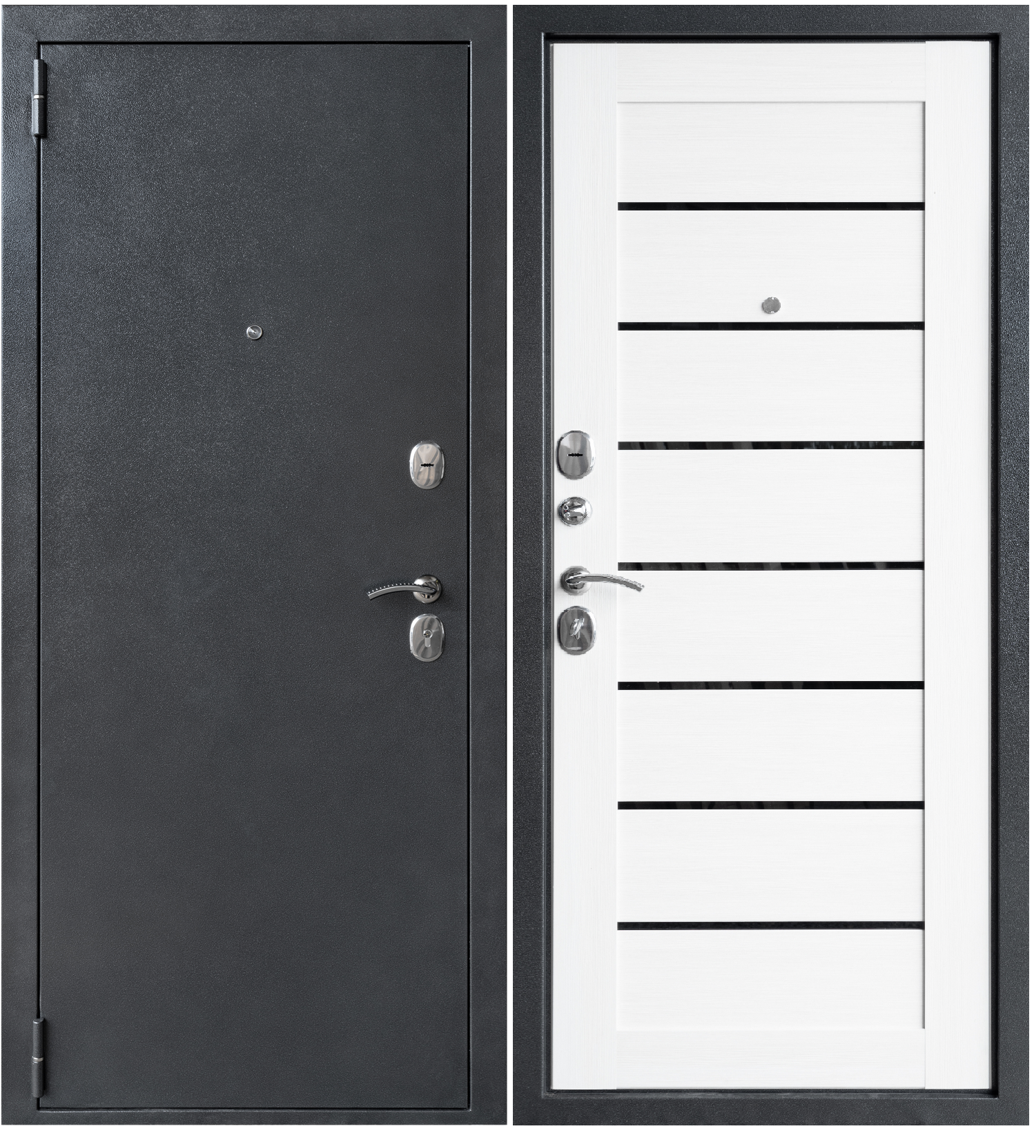 Изображение товара Входная дверь Царга Б Дверной Континент с утеплением и высоким классом взломостойкости