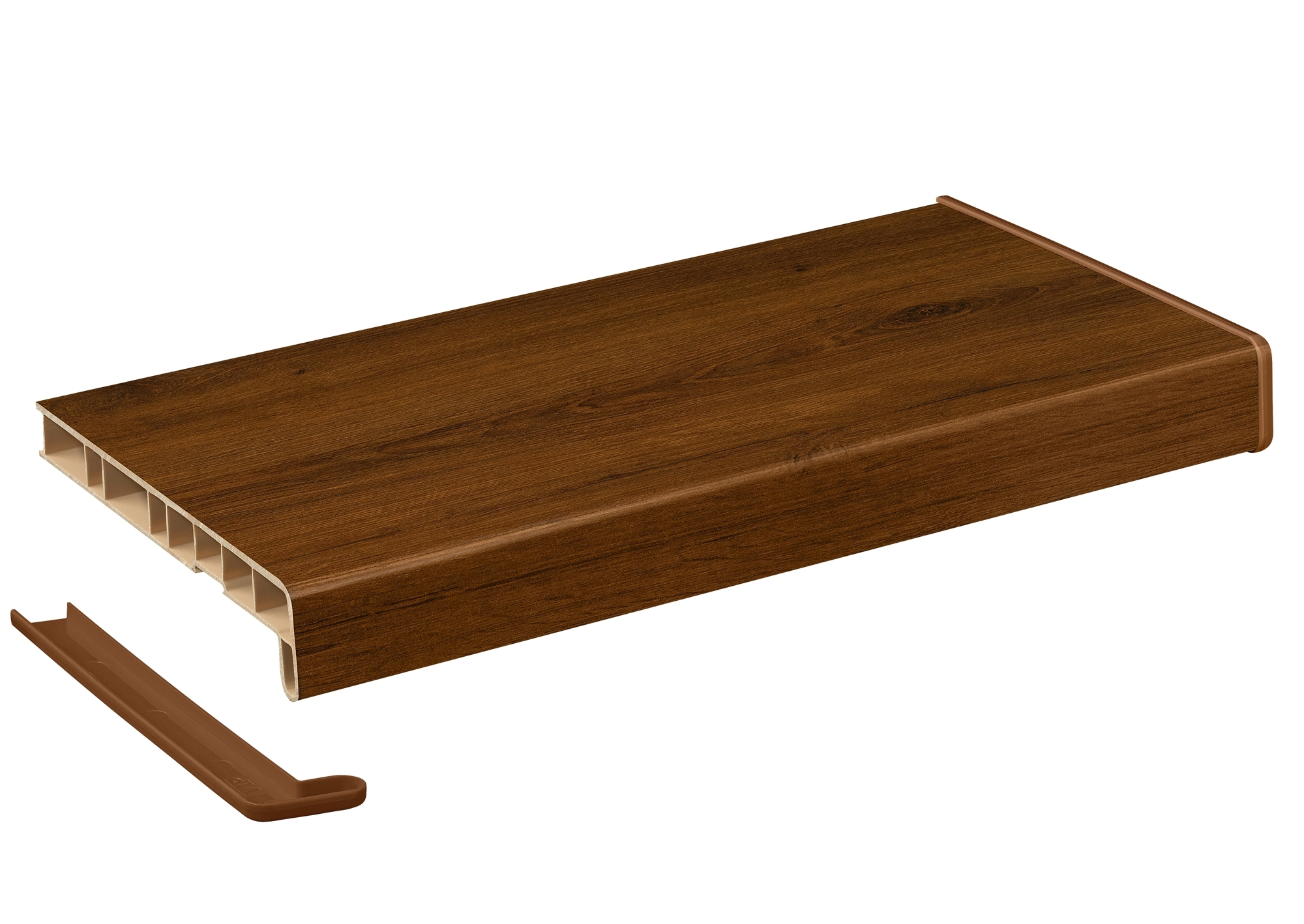 Изображение товара Подоконник Crystallit 1100x350мм орех матовый