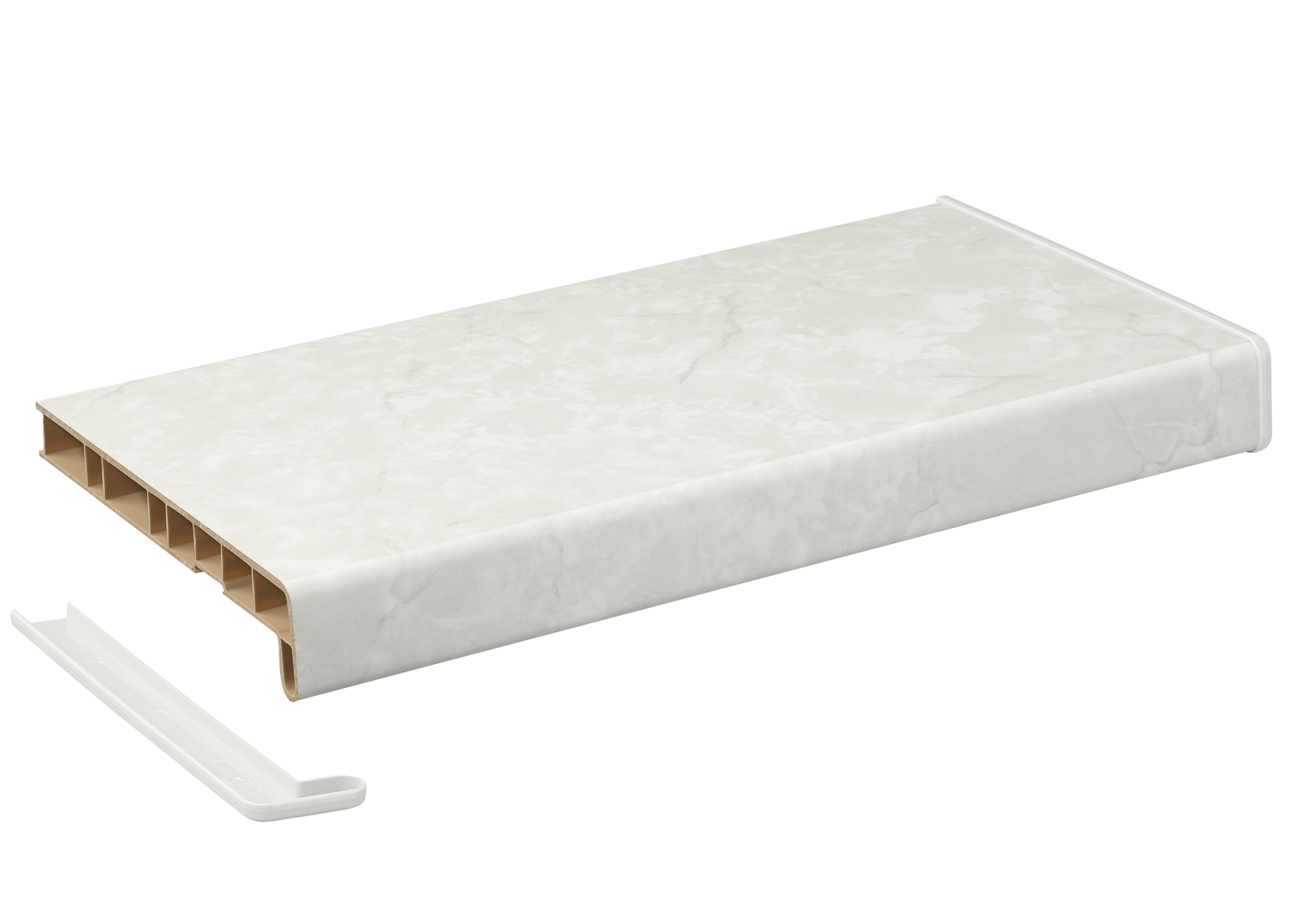 Изображение товара Подоконник Crystallit 2100x300мм мрамор матовый