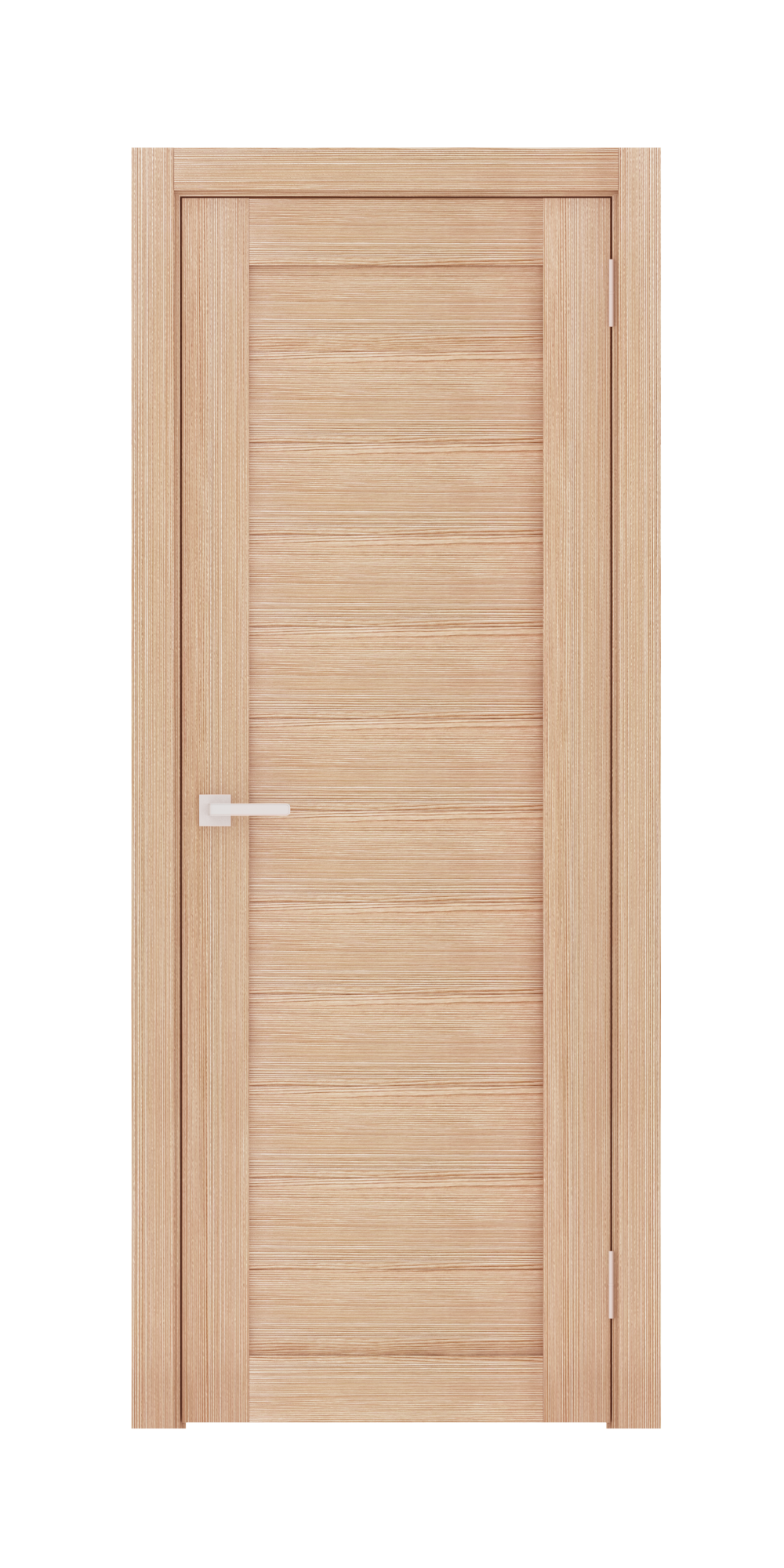 Изображение товара Комплект межкомнатной двери Лесма Стиль Рондо глухая 200x70см пленка ПВХ цвет капучино с коробом и наличниками