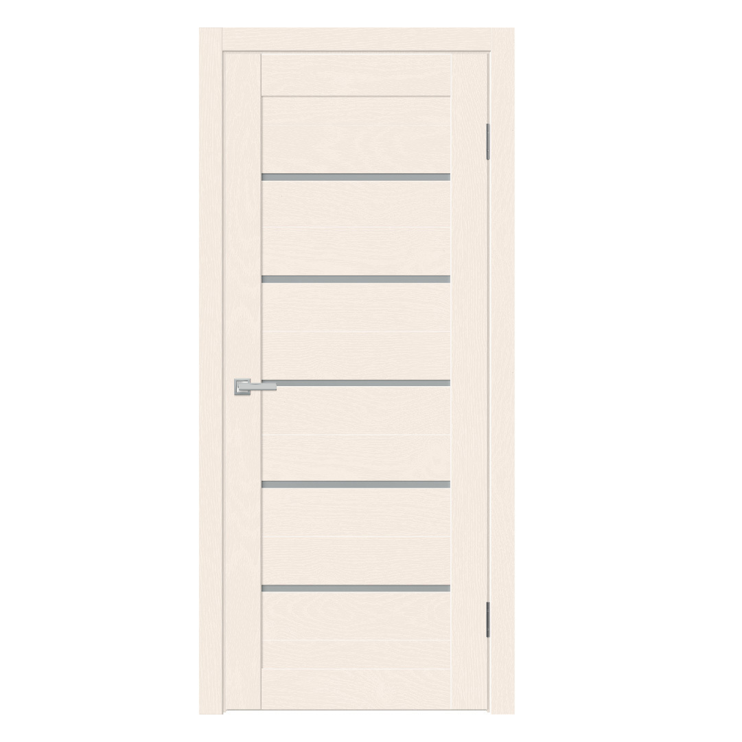 Изображение товара Velldoris Xline 15 — остекленная межкомнатная дверь 200x60 см, молочная