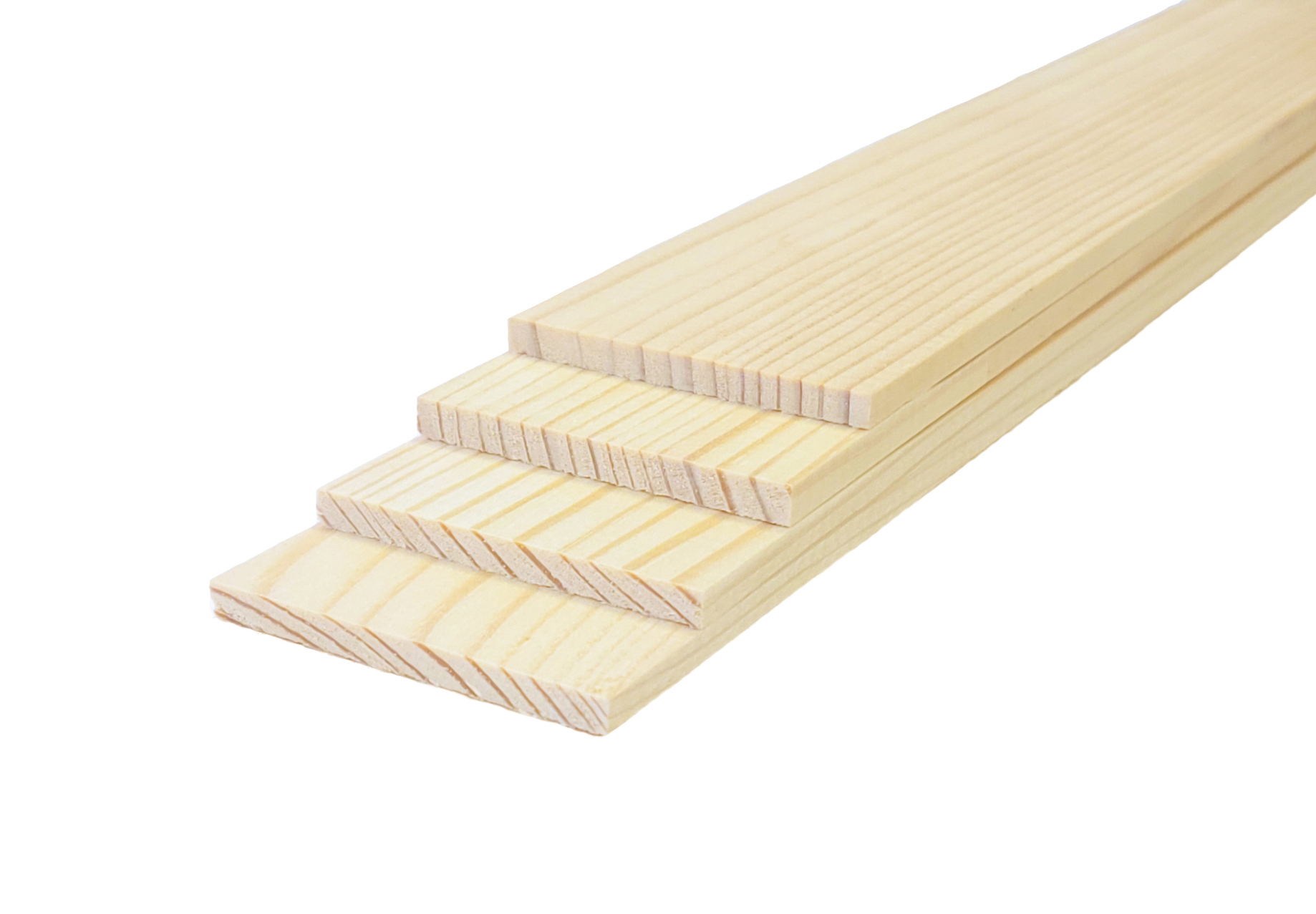 Изображение товара Рейка деревянная Timber&Style 5x50x1000мм сосна Экстра 4шт Изображение товара Рейка деревянная Timber&Style 5x50x1000мм сосна Экстра 4шт