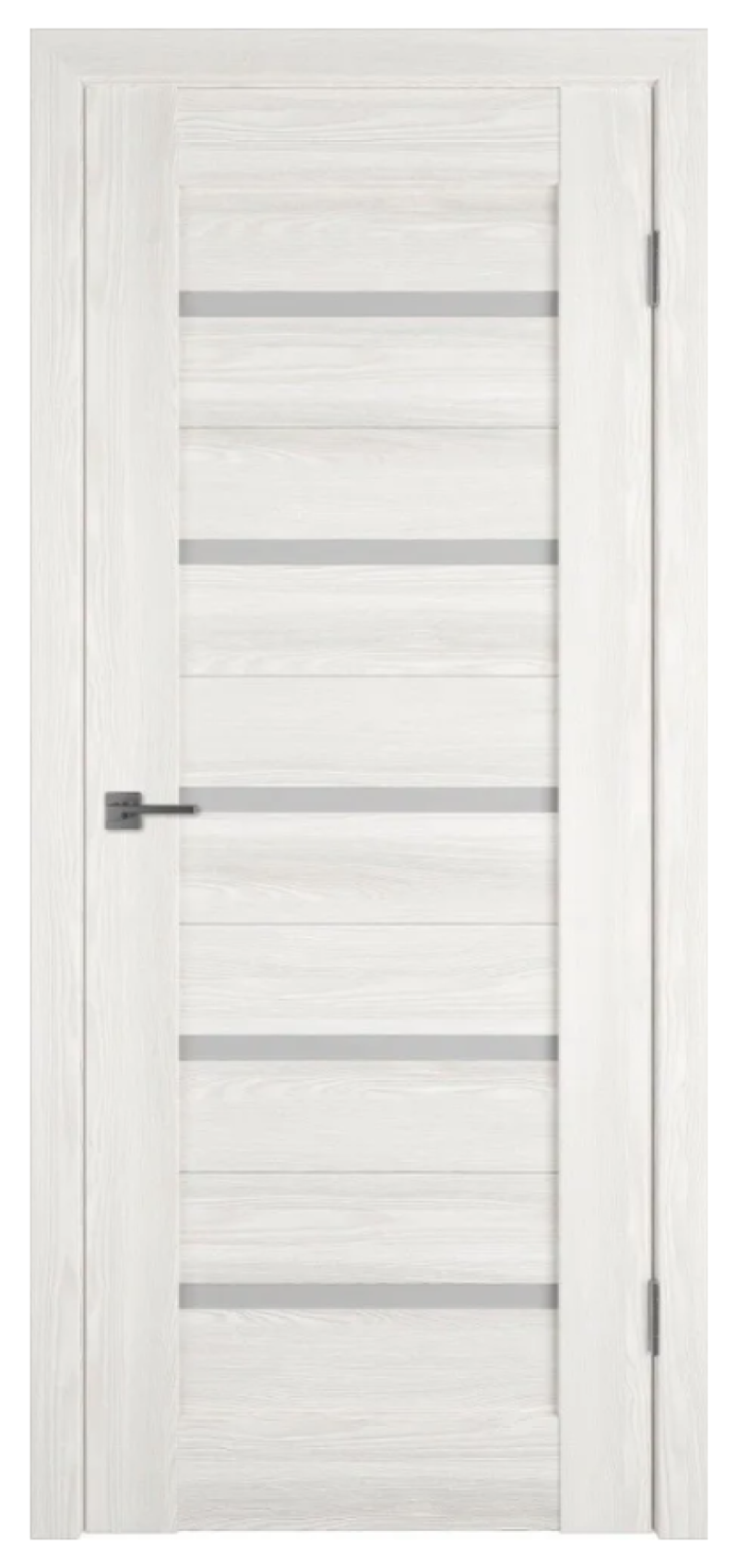 Изображение товара Дверное полотно Almado Вариант-01 Беленый дуб со стеклом