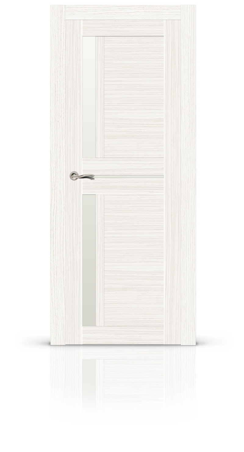 Изображение товара Межкомнатная дверь Almado Вариант-05.1 остеклённая 200x80см ПВХ цвет беленый дуб без замка и петель