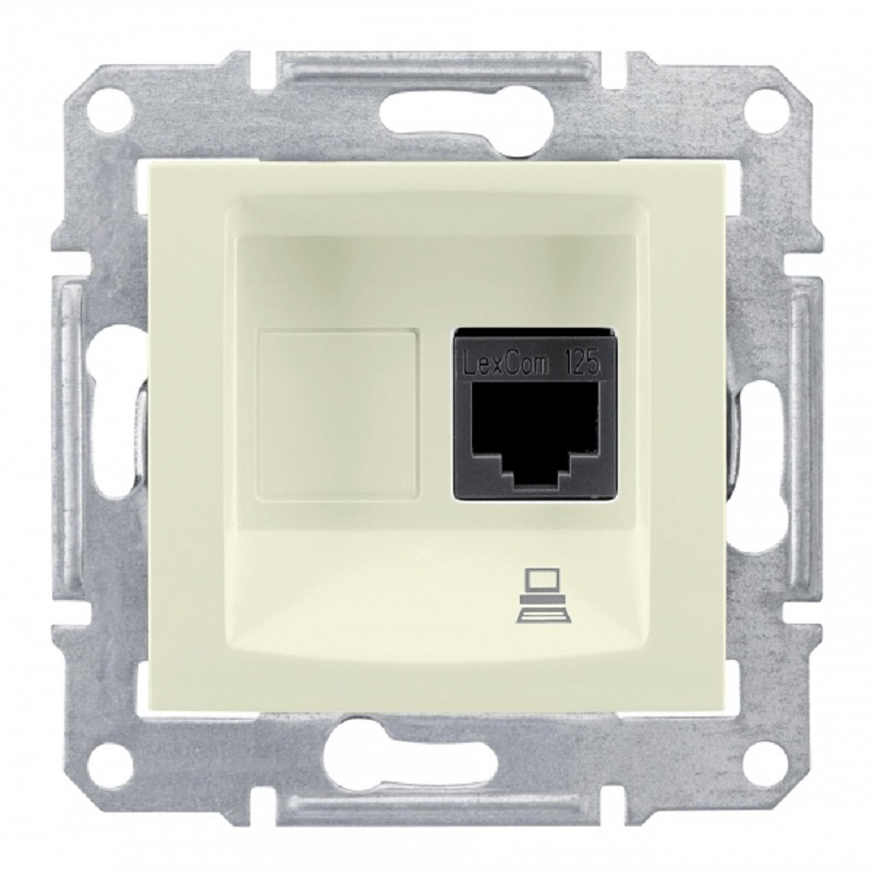 Изображение товара Розетка компьютерная Systeme Electric SEDNA SDN4300147 Изображение товара Розетка компьютерная Systeme Electric SEDNA SDN4300147