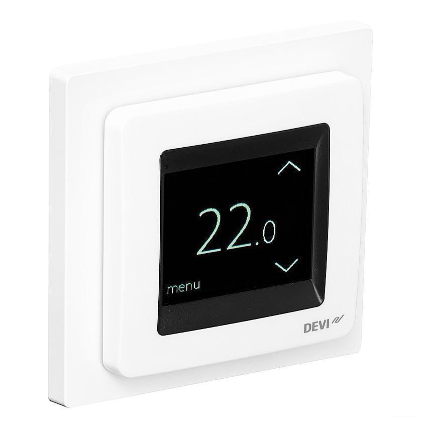 Изображение товара Цифровой программируемый терморегулятор Devireg Touch 3680 Вт для теплого пола
