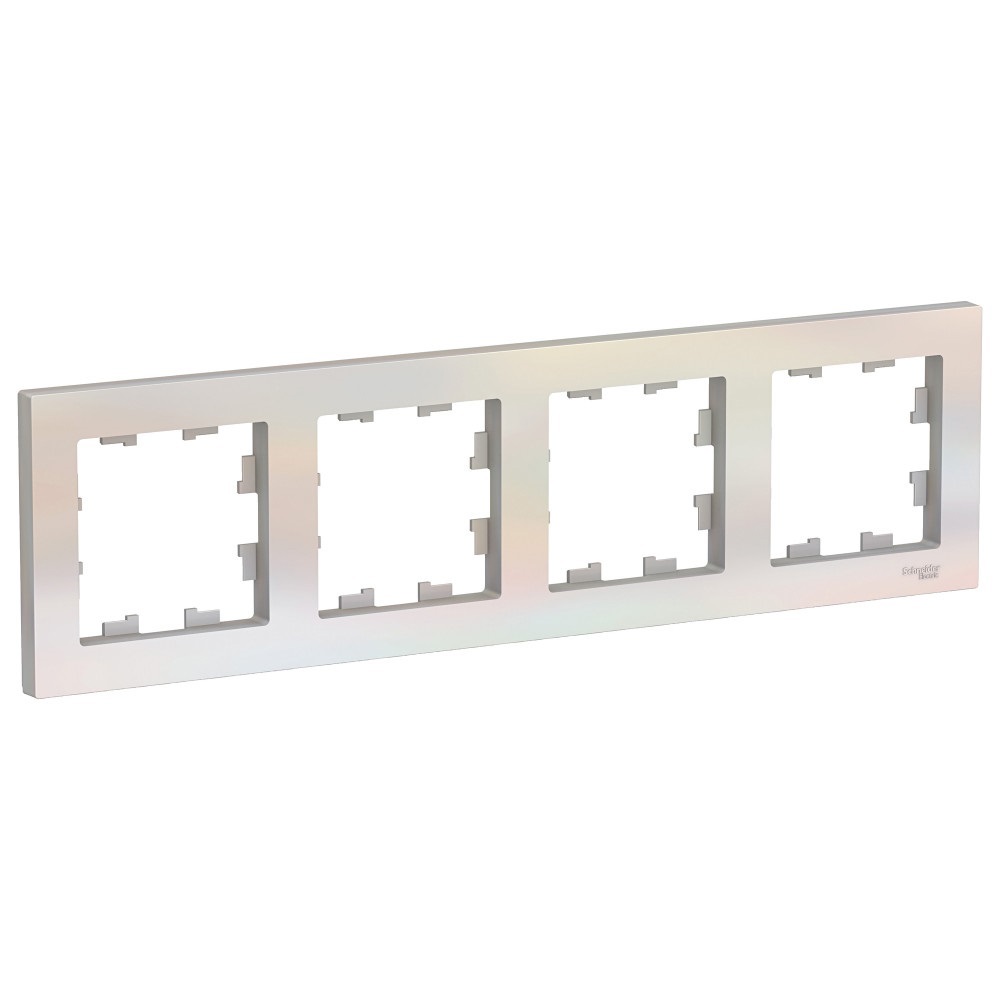 Рамка для розеток и выключателей Systeme Electric AtlasDesign 4 поста ...
