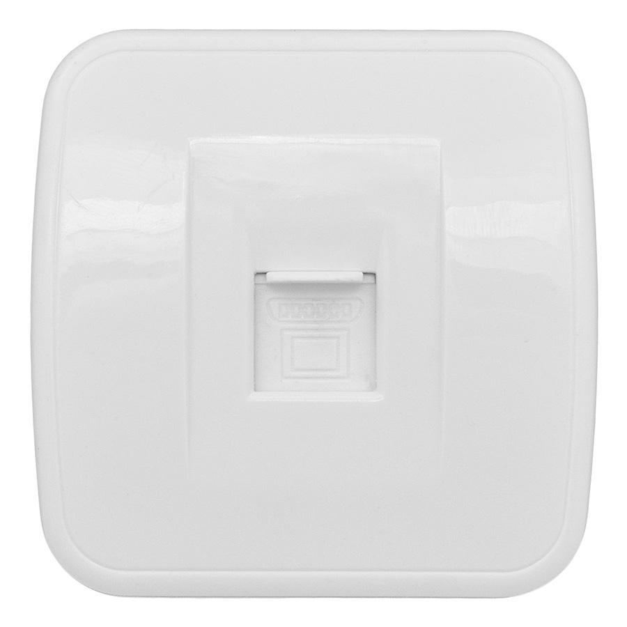 Изображение товара Розетка компьютерная накладная EKF Минск EGK01-035-10 RJ-45 цвет белый Изображение товара Розетка компьютерная накладная EKF Минск EGK01-035-10 RJ-45 цвет белый